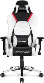 img 4 attached to 🎮 Discover the Ultimate Comfort and Precision of the AKRacing Masters Series Premium Gaming Chair - Featuring High Backrest, Recliner, Swivel, Tilt, Rocker, and Seat Height Adjustment Mechanisms with 5/10 Warranty!