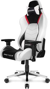 img 3 attached to 🎮 Discover the Ultimate Comfort and Precision of the AKRacing Masters Series Premium Gaming Chair - Featuring High Backrest, Recliner, Swivel, Tilt, Rocker, and Seat Height Adjustment Mechanisms with 5/10 Warranty!