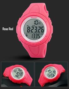 img 1 attached to 👟 Stylish Pedometer Wristwatches for Women - Gosasa Multifunction Fashion Watches