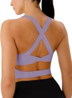 workout criss cross padded sports support sports & fitness logo