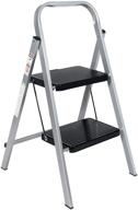 🪜 deeswey step ladder 2 step folding step stool: sturdy, portable, 300-pound capacity! логотип