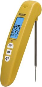 img 4 attached to 🌡️ Yellow Taylor Precision Thermocouple Thermometer: Digital Turbo Read with Foldable Probe