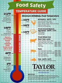 img 2 attached to 🌡️ Yellow Taylor Precision Thermocouple Thermometer: Digital Turbo Read with Foldable Probe