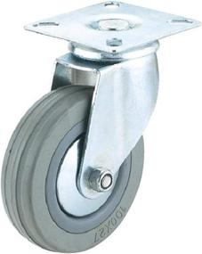 img 1 attached to Steelex D2596 Swivel Rubber Caster