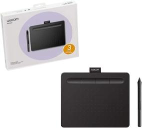 img 4 attached to 🖥️ Wacom Intuos Graphics Tablet for Mac, PC, Chromebook & Android (small) with Software - Black (CTL4100)