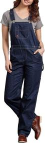 img 4 attached to Dickies Women's Medium Stonewash Overall - Women's Clothing for Jumpsuits, Rompers & Overalls