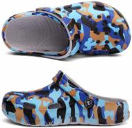 children's camouflage slippers for boys by big wasp - stylish shoes logo