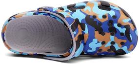 img 1 attached to Children's Camouflage Slippers for Boys by BIG WASP - Stylish Shoes