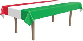 img 3 attached to 🎉 Red, White, Green International Tablecover Party Accessory (1 Count) (1/Pkg) - Enhanced SEO