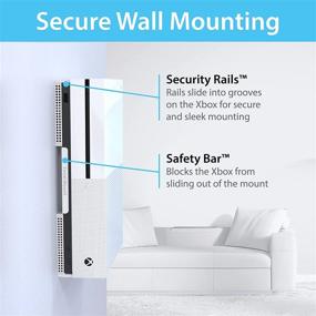 img 1 attached to Wall Mount for Xbox One S (Securely Mounts Xbox One S by Your TV)