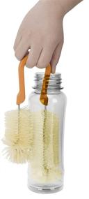 img 2 attached to Efficient and Versatile Full Circle Reach Double-Sided Bottle Cleaning Brush in Green