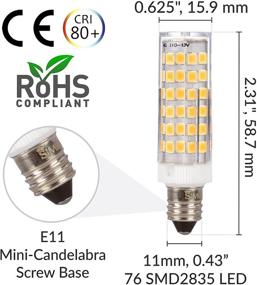 img 3 attached to 💡 Upgrade your Chandeliers with Simba Lighting Replacement Mini Candelabra