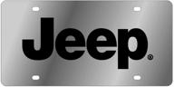 🏞️ eurosport daytona - compatible with - jeep, stainless steel license plate logo