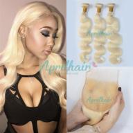 aprilhair blonde brazilian bundles closure logo