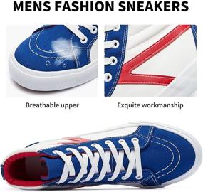 img 1 attached to FRACORA Canvas Sneakers Casual Fashion Men's Shoes