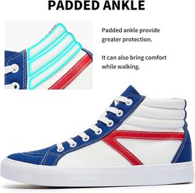 img 3 attached to FRACORA Canvas Sneakers Casual Fashion Men's Shoes