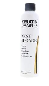 img 4 attached to 💆 Revitalize Your Blonde Hair with 8 oz. of Keratin Complex Natural Keratin Smoothing Treatment