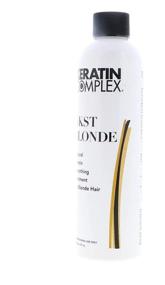 img 3 attached to 💆 Revitalize Your Blonde Hair with 8 oz. of Keratin Complex Natural Keratin Smoothing Treatment