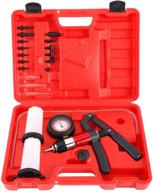 🚗 kuntec 23pcs automotive hand held vacuum pump tester set - vacuum gauge and brake bleeder kit logo