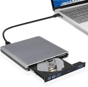 img 4 attached to 📀 JOTEC External USB 3.0 6X Blu-ray Player Blu-ray Combo Drive DVD cd Burner Drive - Compatible with New iMac MacBook Pro OS and Windows 7 8 10 PC (Grey) - High-Speed Data Transfer & Multi-platform Support