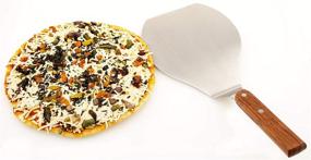 img 4 attached to 🍕 XL Oversized Jumbo Spatula Extra Large Pizza Peel Cake Lifter Cookie Oven Turner by Bright Kitchen