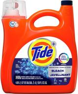 🌊 tide plus bleach alternative liquid laundry detergent - he turbo clean, original scent, 138 oz - 72 loads: powerful stain removal & deep cleaning logo