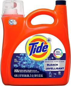 img 4 attached to 🌊 Tide Plus Bleach Alternative Liquid Laundry Detergent - HE Turbo Clean, Original Scent, 138 oz - 72 Loads: Powerful Stain Removal & Deep Cleaning