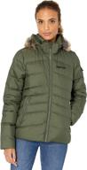 🧥 stylish marmot women's ithaca down puffer jacket: fill power 700 - top quality insulation логотип