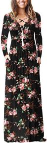 img 3 attached to LILBETTER Womens Sleeve Dresses Pockets Women's Clothing