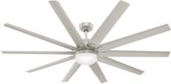 🔷 hunter fan company 50718 overton ceiling fan - 72 inch, matte nickel логотип