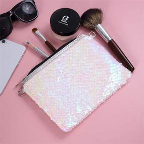 img 1 attached to 👜 Блестящие пайетки кроссбоди плечевые конверты: стильные женские сумки и кошельки для плечевых сумок
