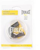 🥊 ultimate protection: everlast black double mouth guard with case for soccer, boxing, and lacrosse athletes logo