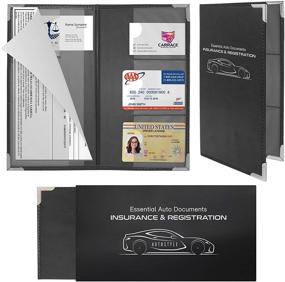 img 1 attached to Magnetic Auto Registration 🚗 Document Men's Accessories by Autostyle Insurance