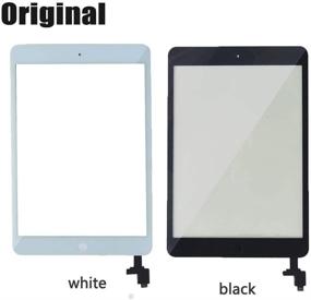 img 1 attached to 📱 KAKUSIGA iPad Mini/iPad Mini 2 Touch Screen Digitizer Assembly: Complete with IC Chip, Home Button, Camera Bracket - White