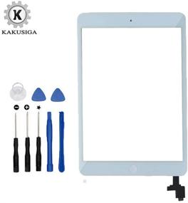 img 4 attached to 📱 KAKUSIGA iPad Mini/iPad Mini 2 Touch Screen Digitizer Assembly: Complete with IC Chip, Home Button, Camera Bracket - White
