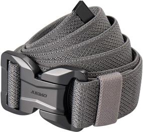 img 4 attached to JUKMO Magnetic Tactical Military Release Men's Accessories and Belts