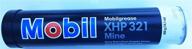 mobilgrease xhp 321 mine cartridge logo