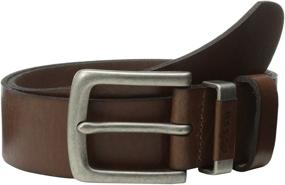 img 1 attached to Fossil Mens Belt Black 36 Men's Accessories for Belts