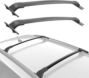 img 4 attached to 🚙 Roof Rack Cross Bar Rail for Nissan Murano 2015-2018 - Compatible with Cargo Racks, Rooftop Luggage, Canoe, and Kayak Carrier