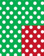 christmas polka reversible gift wrap logo