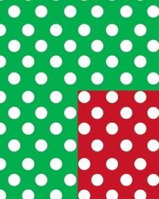 img 1 attached to Christmas Polka Reversible Gift Wrap