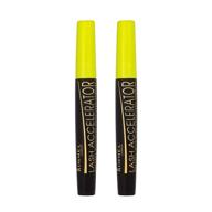 тушь для ресниц rimmel lash accelerator + очень черная - 2 штуки логотип