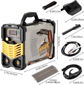 img 3 attached to 🔌 160A ARC Welder Machine IGBT Inverter MMA Welder with Digital Display LCD, Hot Start, Stick Electrode Welding Kit - Including Electrode Holder, Work Clamp, Power Adapter Cable, Brush - Ideal for Home Use (110V)
