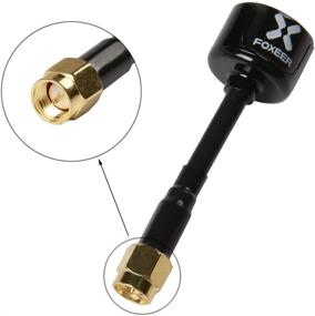 img 2 attached to 🦊 Foxeer 2pcs FPV Antenna Lollipop 5.8G 2.5dBi Ultra-Compact RHCP Antenna SMA Male for RC Drone FPV Quadcopeter Multicopter TX/RX (Black)