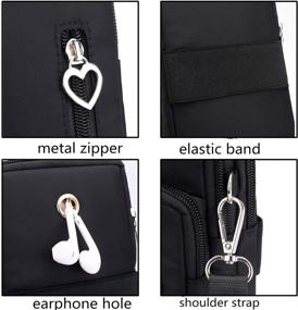 img 2 attached to 📱 Multi-Compatible Crossbody Phone Purse for Samsung Galaxy, LG Velvet, and More - Black