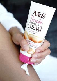 img 3 attached to 🪒 Nad's Hair Removal Cream: Gentle & Soothing Depilatory for Women - Sensitive Formula for Body & Legs, 5.1 Oz