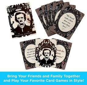 img 3 attached to 🃏 AQUARIUS Edgar Allen Poe Playing Cards: Unveiling Dark Elegance for Your Card Games