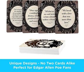 img 2 attached to 🃏 AQUARIUS Edgar Allen Poe Playing Cards: Unveiling Dark Elegance for Your Card Games