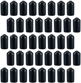 img 4 attached to 🍾 Black 150-Pack Liquor Bottle Covers, Caps, Pour Spout Covers