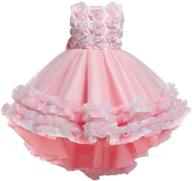 lace applique princess prom dress for girls - ideal for birthdays, weddings, and parties logo